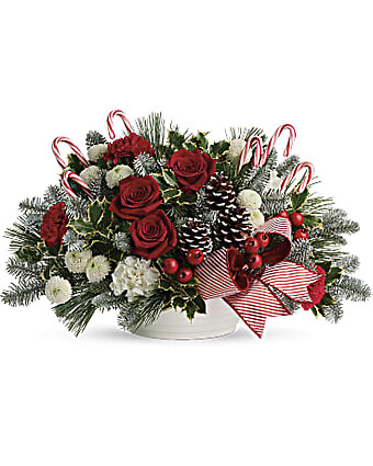 Jolly Candy Cane Bouquet