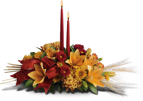 Teleflora&#039;s Graceful Glow Centerpiece