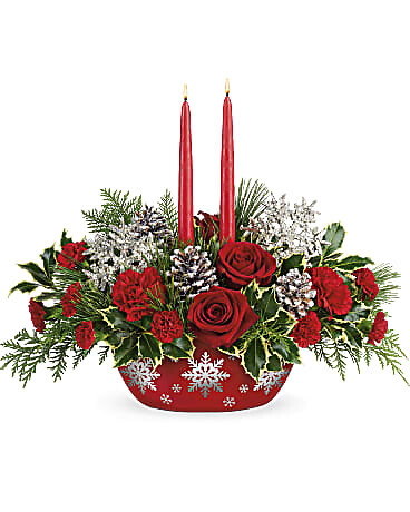 Teleflora&#039;s Winter&#039;s Eve Centerpiece