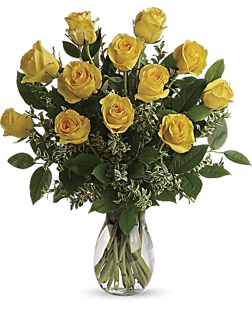 Say Yellow Bouquet Dozen Bouquet