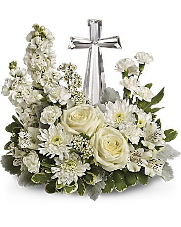 Crystal Cross Bouquet